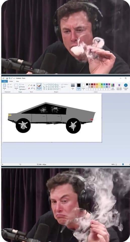 Musk stoned meme