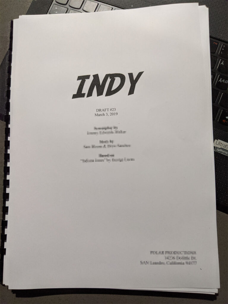 Non-binary Indiana Jones reboot script Indy
