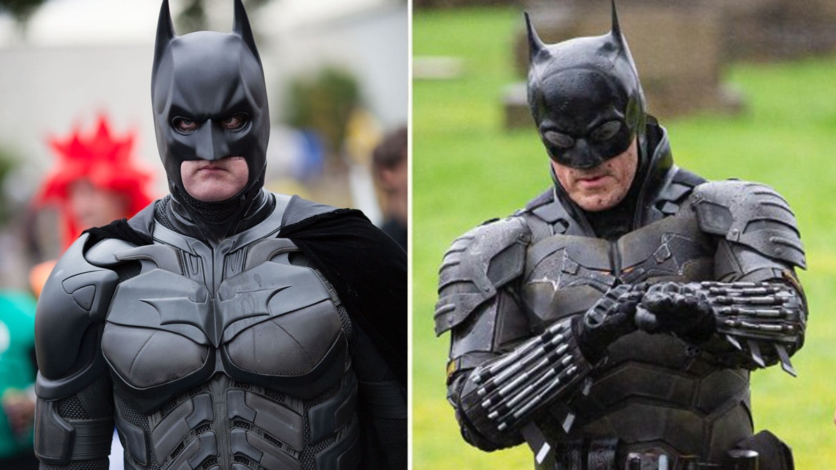 The Batman 2021 suit spotted in Scotland and it looks like bad cosplay