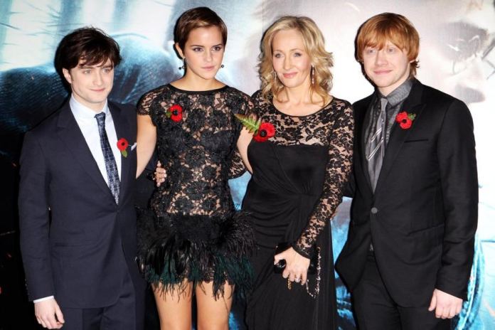 Radcliffe, Watson, Rowling and Grint