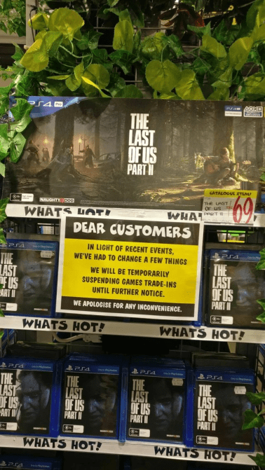 JB Hi-Fi The Last of Us Part II trade-in
