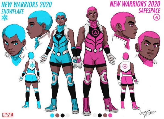 Gay twins non-binary Marvel heroes