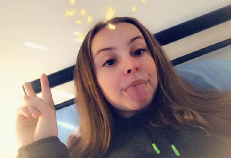 13 year old Crystal-lee Wightley