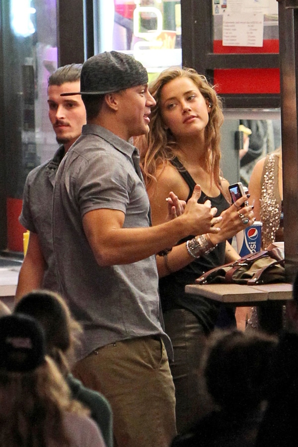 Amber Heard busted with Channing Tatum
