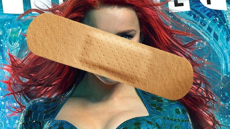 Mera (Amber Heard) removed from new Aquaman cover & WB distancing