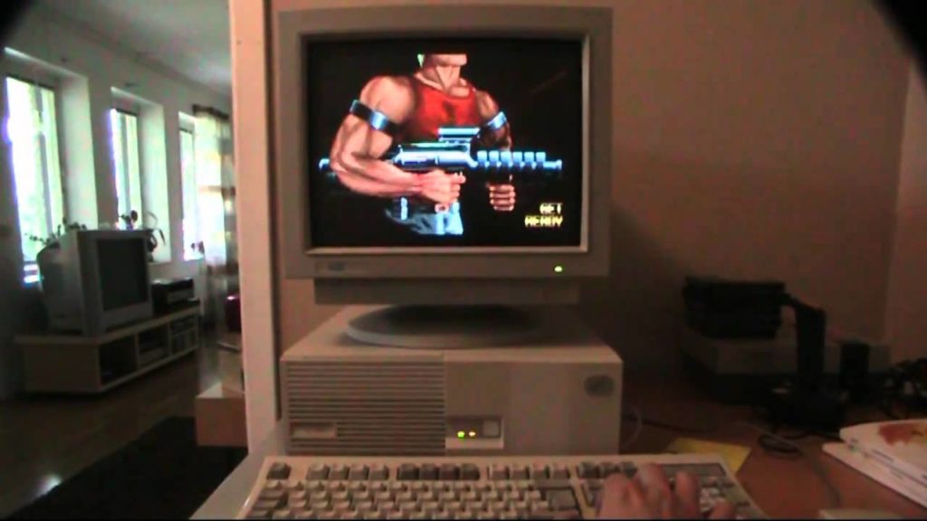 Old school Duke Nukem on a 386 DOS PC | Sausage Roll