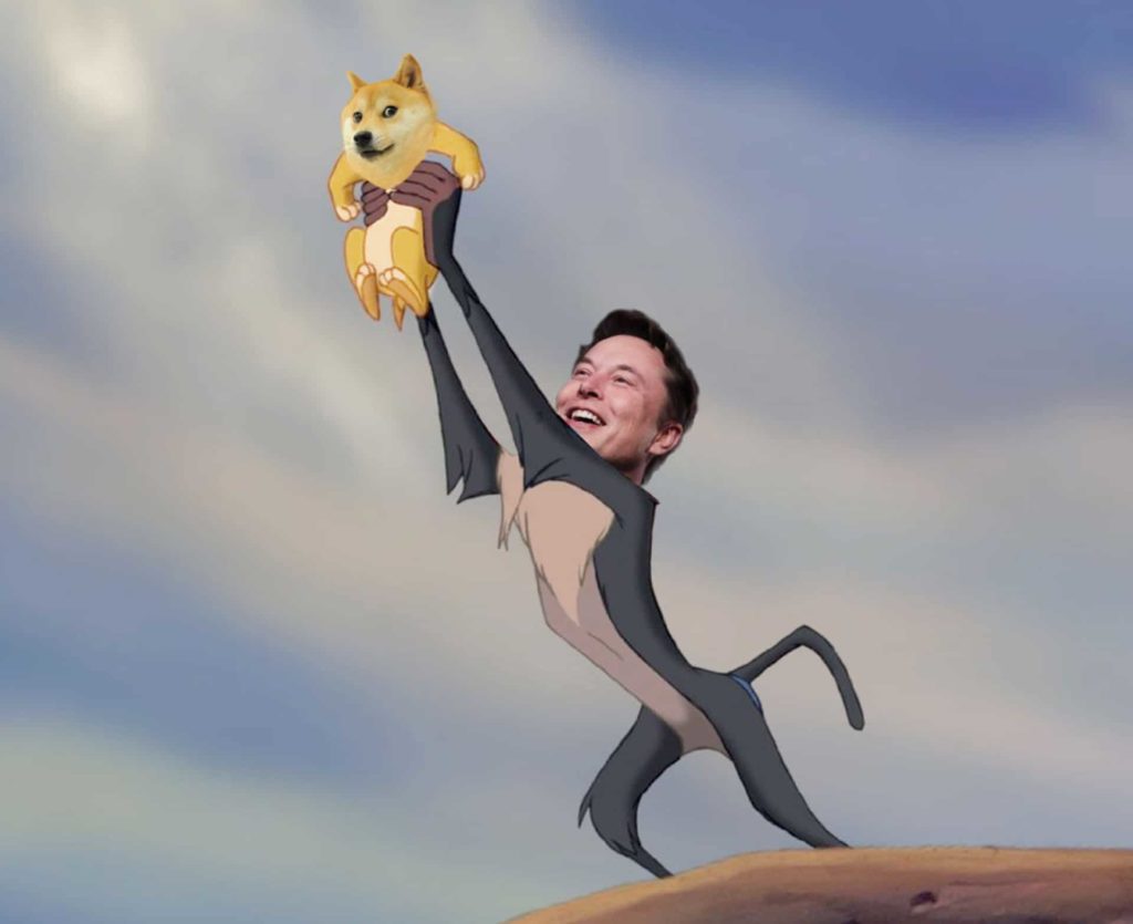 Elon Musk/Lion King/Doge
