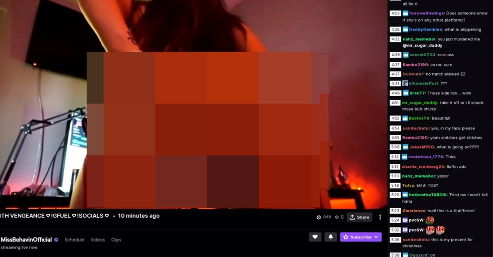 Twitch TV goes X-rated. 
