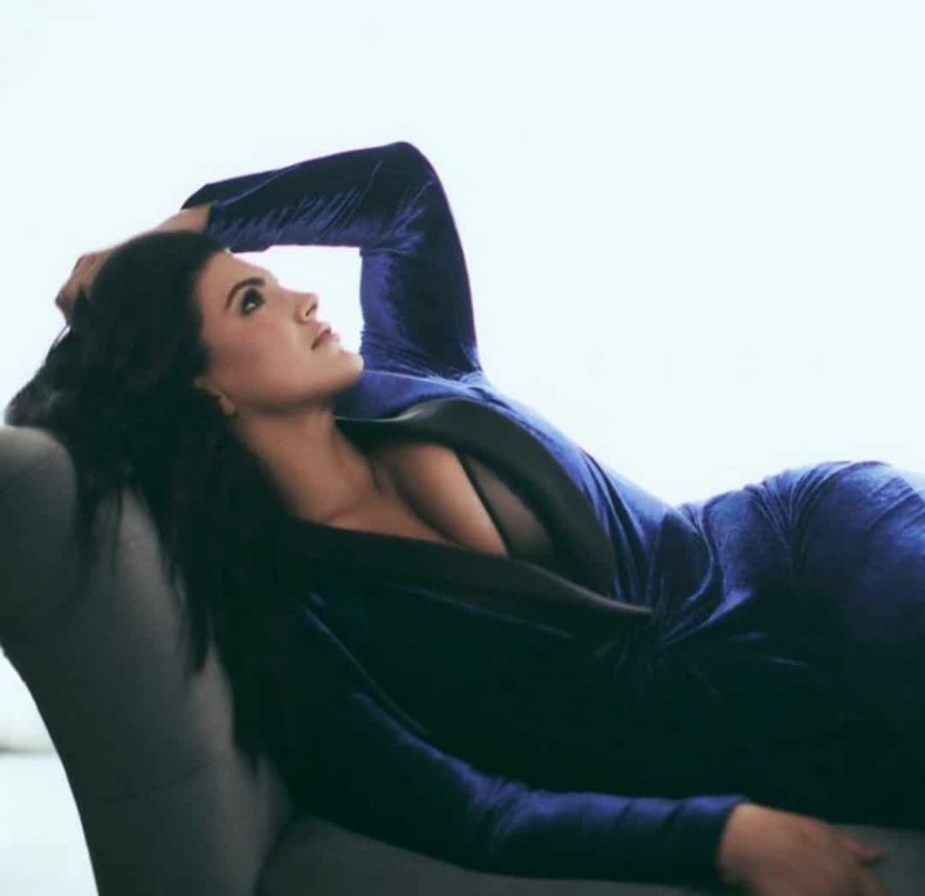 Gina Carano posing