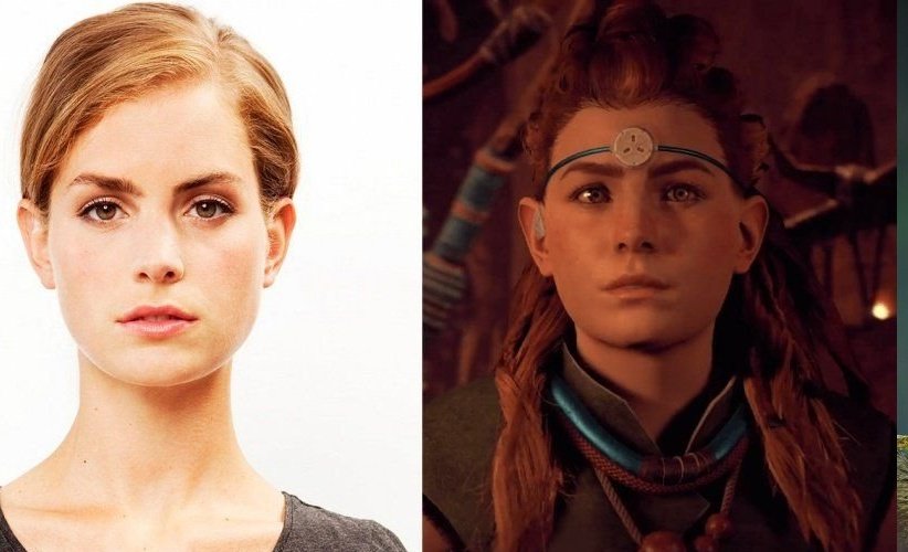 Hannah Hoekstra, Aloy model/actress, compared to original Horizon game