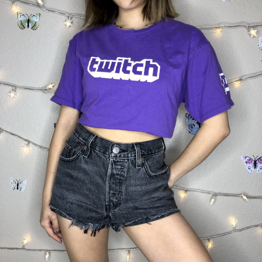 Twitch girl with shirt
