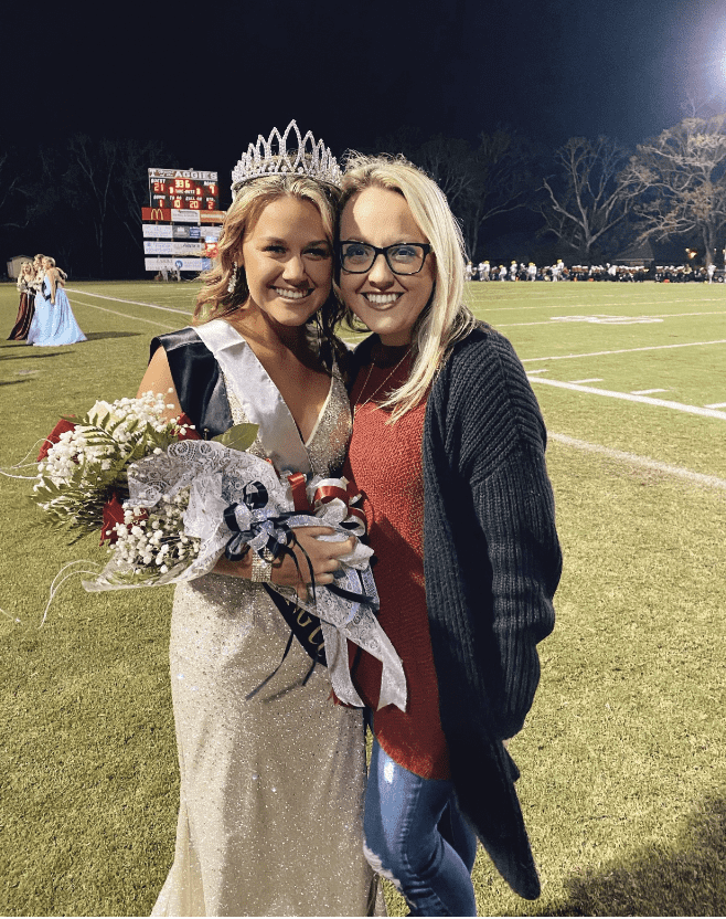 Emily Rose Grover, homecoming queen.