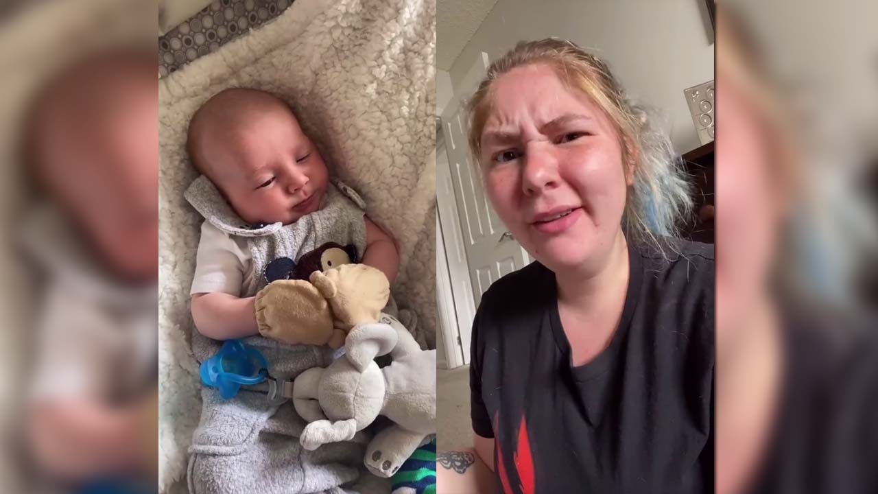 TikTok mother says her baby son is awful because he's white