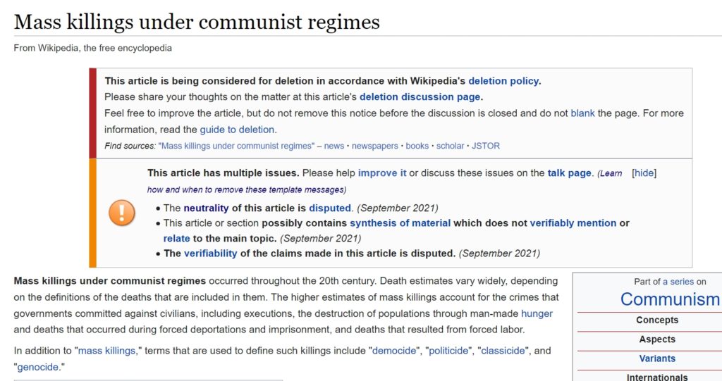 Wikipedia communism