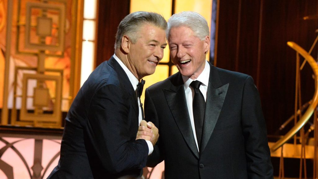 Alec Baldwin and Bill Clinton