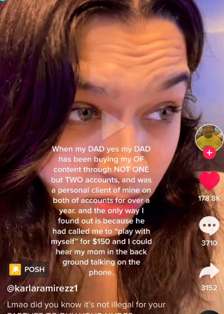 Girl accuses dad of buying OnlyFans