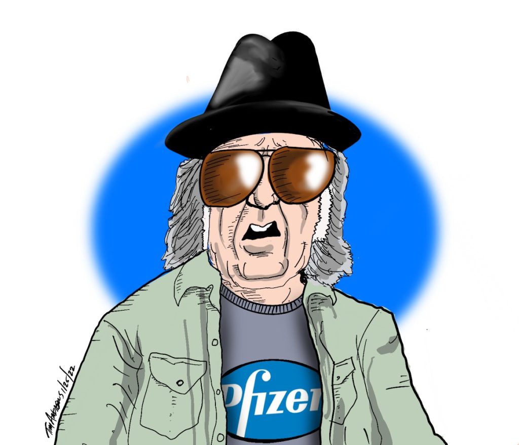Neil Young connected to big pharma and Pfizer!