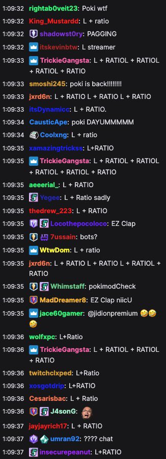 JiDion receives permanent ban for "L + Ratio" raid.