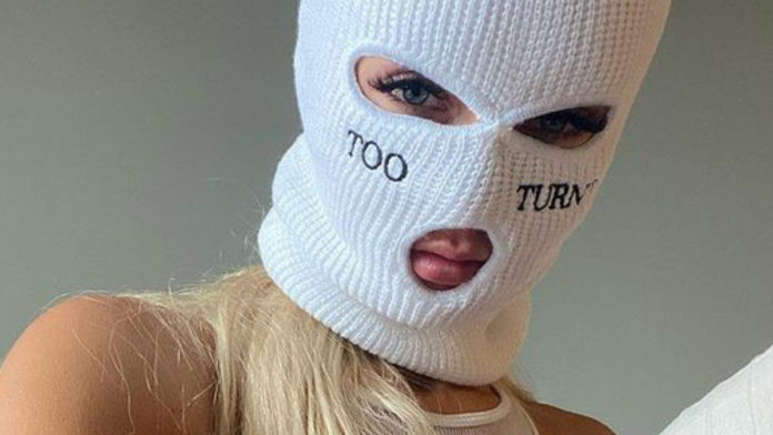 TheSkiMaskGirl accidental face and name reveal goes viral