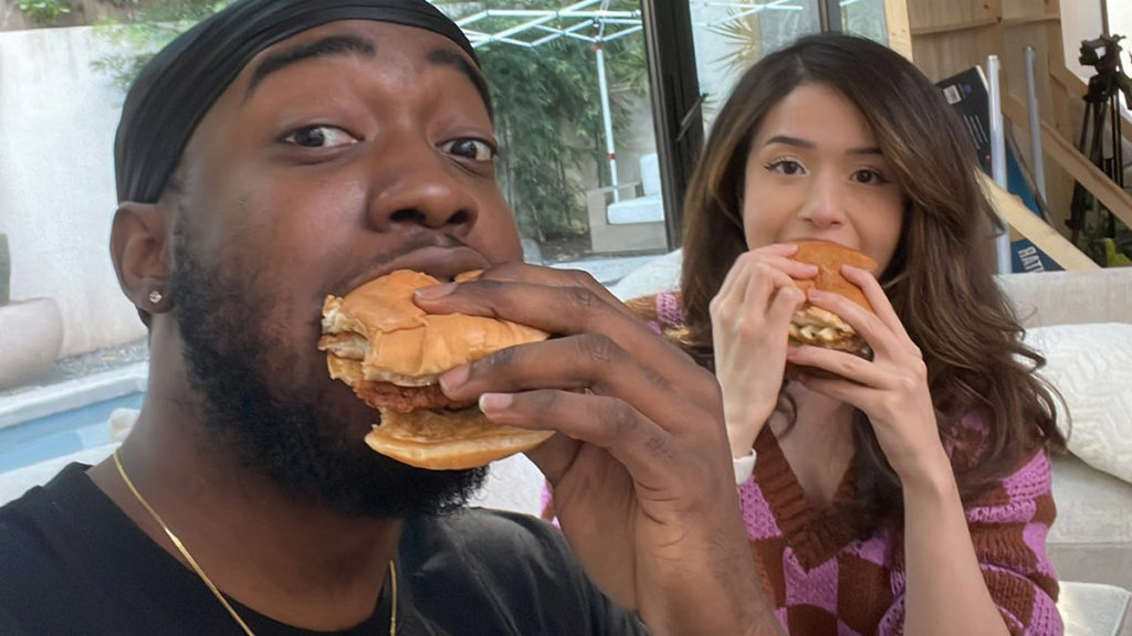 Pokimane ends beef and shares burger with man she called a "misogynist"