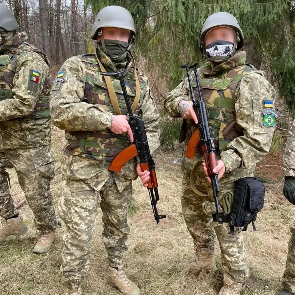 Foreign volunteers and fighters in Ukraine.