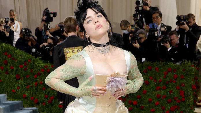 Billie Eilish tortures herself in tight corset gown at Met Gala