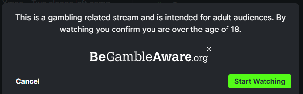    BeGambleAware.org message.