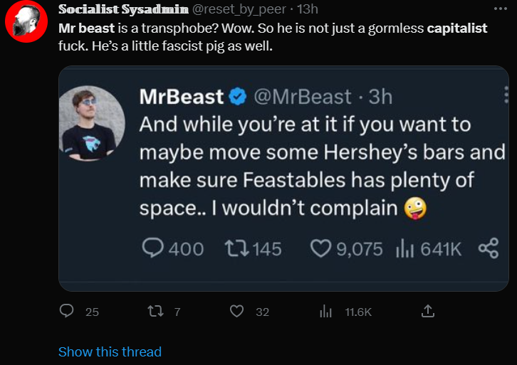 Is Mr Beast transphobic?
