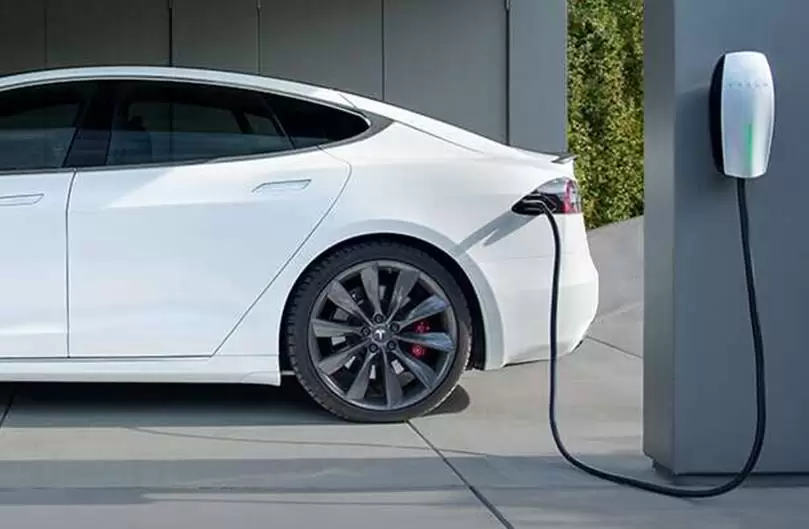 Charging Tesla