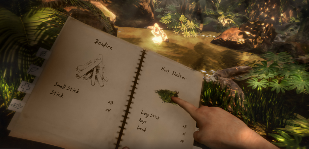 crafting and building a camp