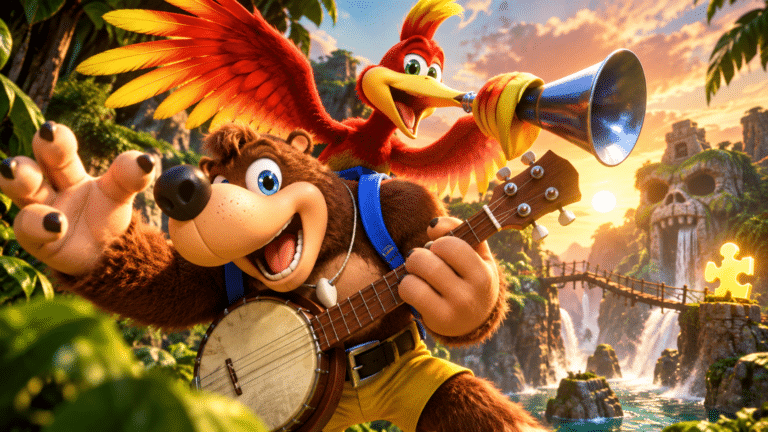 Banjo Kazooie art. Image: RARE/Microsoft (modified for editorial presentation)